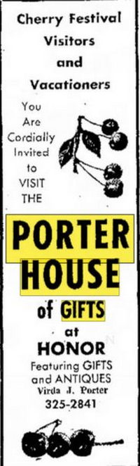 Porter House of Gifts - July 1972 Ad (newer photo)
